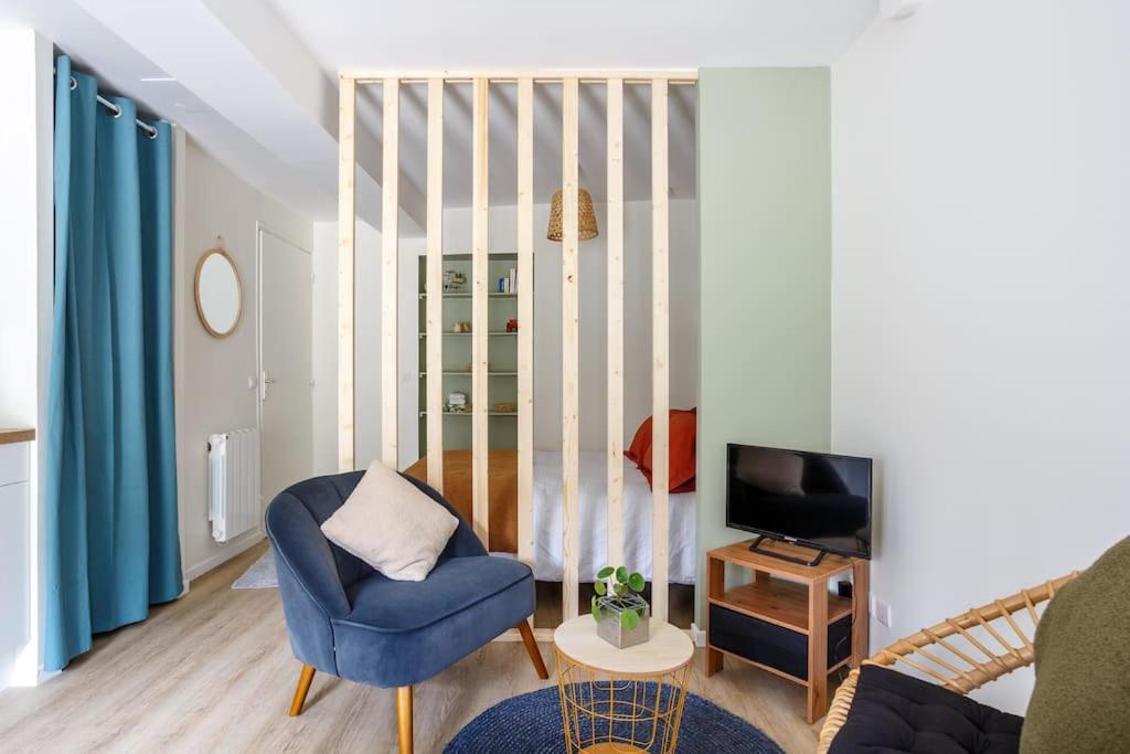 Studio Cosy Neuf - Fibre - Parking Gratuit - Proche Ecoles Et Entreprises ออร์เซย์ ภายนอก รูปภาพ